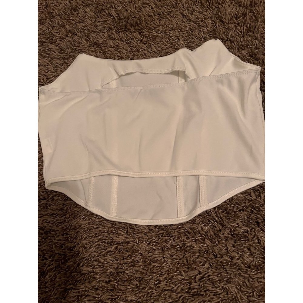 fashionable white shein waists outfit piece